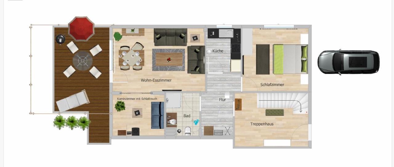Ferienwohnung Familie Slepitzka Niedenstein Ngoại thất bức ảnh